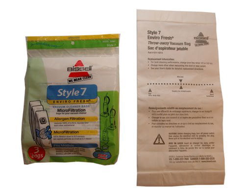 Type 7 Bissell Vacuum Cleaner Replacement Bag (12 Pack) - Walmart.com