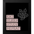 thumbnail image 2 of Allen, Kimberly 12x14 Black Modern Framed Museum Art Print Titled - Eat Sleep, 2 of 5