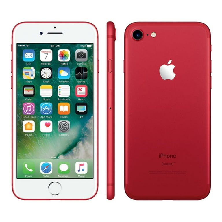 Restored Unlocked Apple iPhone 7 128GB, (Product) Red - GSM (Refurbished)