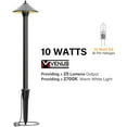thumbnail image 2 of VENUS MANUFACTURING Low Voltage Pathway Lights Outdoor Landscape Lighting 10W 2700K Die-cast Aluminum Housing 12V Garden Halogen Path Lights for Walkway Patio Yard Lawn 6Pack, 2 of 9