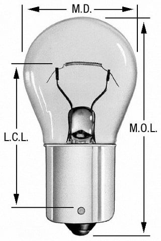 Wagner Lighting Back Up Light Bulb,Turn Signal Light Bulb P/N:Bp2396