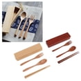 thumbnail image 1 of Juego De Palillos Para Cubiertos, Tenedor De Cuchara Y Palillos Seguros Con Caja Para Cenar, 1 of 7
