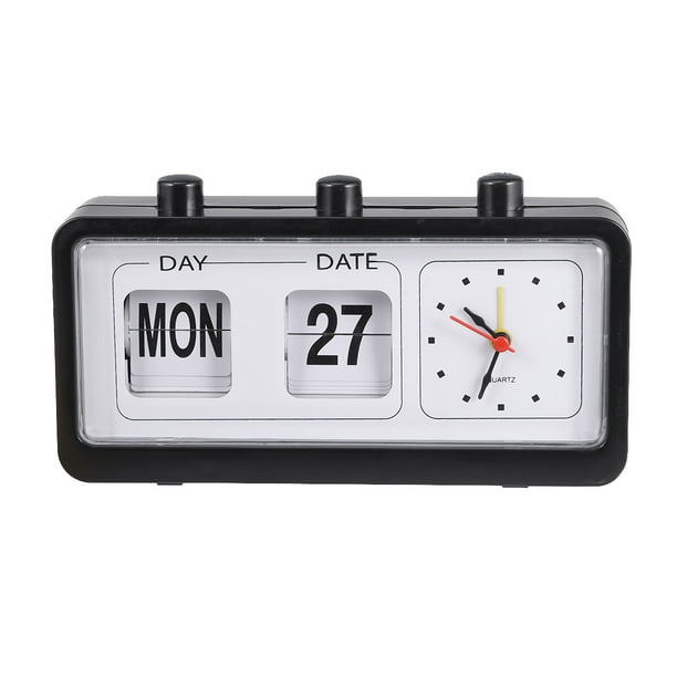 Home Use Time Clock Manual Control Date Week Time Display Alarm Clock
