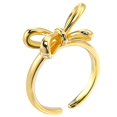 thumbnail image 2 of Bowknot Ring Adjustable Finger Ring Women Promise Ring Anniversary Valentines Bow Ring Bowknot Jewelry, 2 of 3