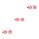 thumbnail image 2 of Guardurnaity Glitter Stud Hanging Shinny Square Alloy Party Pendientes diario Varios Simple Earring Party Company Use Pink Type1 NO1, 2 of 6