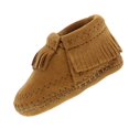 thumbnail image 3 of Minnetonka Infant Girl's Riley Moccasin Booties, 3M, 3 of 4