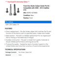 thumbnail image 2 of Front Disc Brake Caliper Guide Pin Kit - Compatible with 2008 - 2014 Cadillac CTS - Dorman, 2 of 2