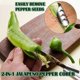 thumbnail image 3 of bestPepper Seed Corer Remover - New Stainless Steel Chili Corer, Easily Seed Remover and Cut Pepper Tops/Stems 26-27s, 3 of 5