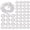 50pcs, variant on 50/100pcs Repeatable Aluminum Foil Insulation Covers, Elastic Food Fresh Keeping Film for Kitchen, Thermal Table Food Shield for Heat Retention, Silvery