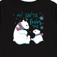 thumbnail image 4 of Inktastic My Safta Loves Me- cute polar bears Boys or Girls Long Sleeve Toddler T-Shirt, 4 of 5