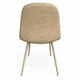 thumbnail image 5 of Juego De Comedor 4 Sillas Mesa Rectangular Vanguardista beige 5, 5 of 6