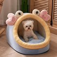 thumbnail image 6 of Comfortable Dog Sleeping Bed Cat House Nest Washable Warm Kennel Bed Winter with Ball Toy Slip Bottom for Indoor Outdoor Pet Supplies, 6 of 9