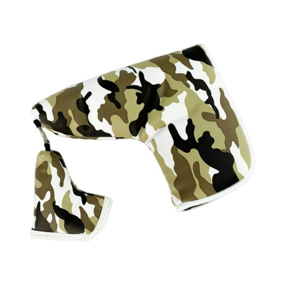 Langgg Multi-Fonctions Lame de Golf Putter Couvre-Tête Sac Protecteur Brun