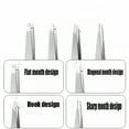 thumbnail image 3 of EXLEAF 2026 New Eyebrow Tweezers Set 4 Piece Stainless Steel Hair Plucker for Women Multi-Purpose for Home, Salon, Travel, Professional Use, 3 of 6