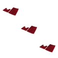 thumbnail image 3 of Advancent Textura de poliéster y alfombra de chenilla de fuerte absorción de agua para baño y dormitorio alfombra vino rojo 50*80 + 50*50 Type1 NO1, 3 of 6