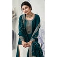thumbnail image 3 of Ready to Wear Indian Designer Anarkali Gown Suits Pakistani Salwar Kameez Dress ( Teal Blue, XXS - 34 ), 3 of 4