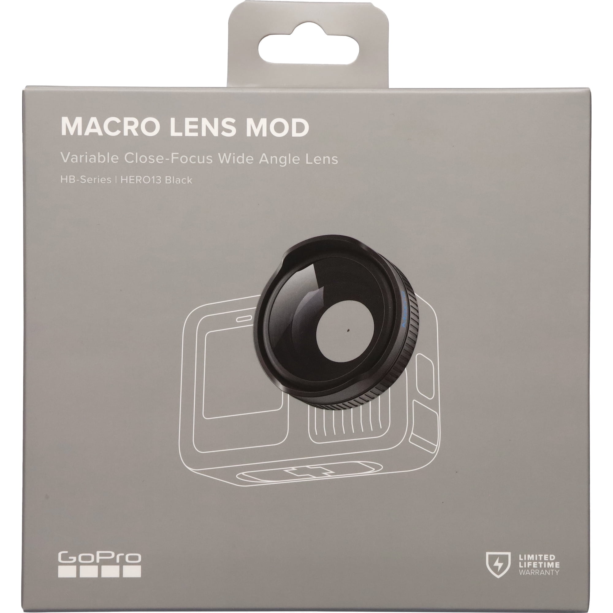 GoPro Macro Lens Mod for HERO13 Black – Close-up Photography Attachment, No Batteries Required