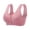 Pink, variant on Odeerbi Nursing Bras for Women Breastfeeding Wireless Bras Lactation Vest Back Adjustment Yoga Running Bra Burgundy