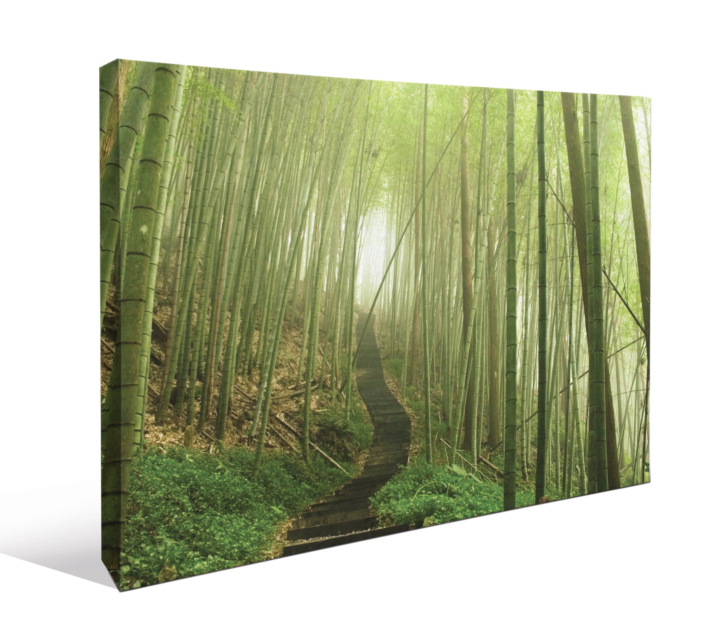 Gallery Wrap Heavyweight Canvas Art Wall Decor Fantasy Forest Magical Trees Elven Stairway Painting At 1 5 Ft High X 2 Ft Wide X 2 Thick Cnv2028 Walmart Canada