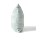 thumbnail image 4 of Off Stripe Light Blue Throw Pillow, 4 of 4
