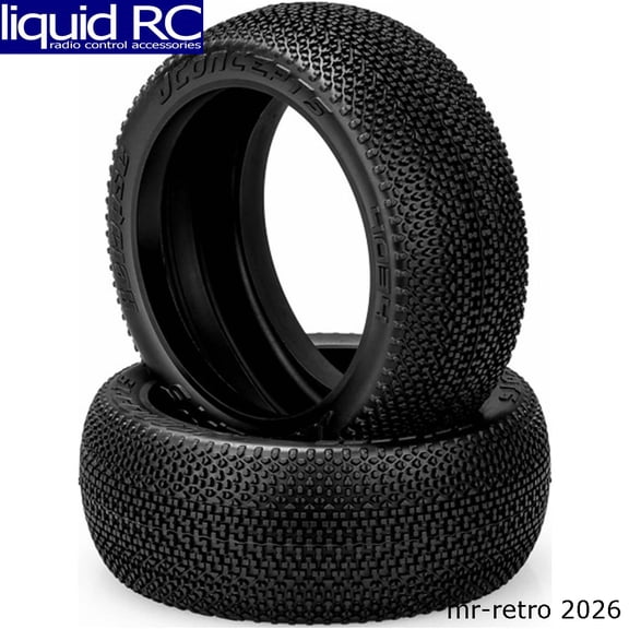 JConcepts 4034-02 Relapse Green Compound Tire Fits 83mm 1/8th Buggy Wheel