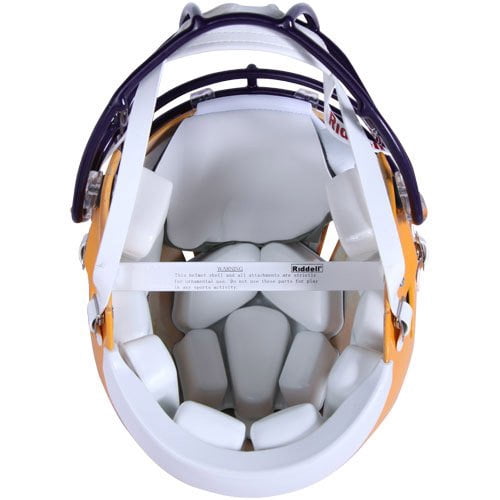 LSU Tigers Yellow Authentic Riddell NCAA Speed Full Size Helmet
