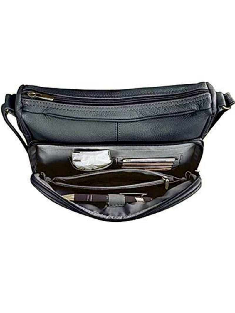 MARSHAL Leather Handbag Medium Ladies Bag with Adjustable