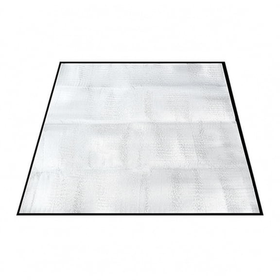 Esquirla 2 Pack Silver Reflective Mat Moisture-resistant Aluminum Foil Laminated Surface Easy-fold Storage 240x240cm for Camping Hiking Picnic Indoor Cold Floor Use