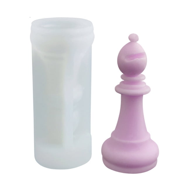 Techinal 3D International Chess Candle Epoxy Resin Mold Aromatherapy Plaster Silicone Mould DIY Crafts Ornaments Casting Tool