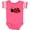 Football Pink and White, variant on Ladybug Girls Baby Bodysuit