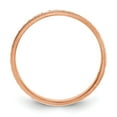 thumbnail image 2 of 14k Rose Gold 3mm Design Etched Wedding Band Size 6.5 XWB251, 2 of 5