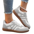 thumbnail image 4 of NexTorq Walking Shoes Women, Arch Support Shoes for Women, Women's Slip On Shoes, Womens Classic Fasion Tennis Sneakers Comfortable Causual Walking Shoes Women's Trendy Skate Shoes, Gray, 9, 4 of 5