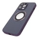 thumbnail image 2 of Funda protectora de vidrio esmerilado para teléfono con imán a prueba de polvo y arañazos para iPhone 14 Pro Max, color morado, 2 of 15