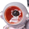 thumbnail image 2 of Estatuillas Portabolígrafos Astronaut Pen Bucket Storage Cosmonaut Estatuas con luz para dormitorio (gris), 2 of 8