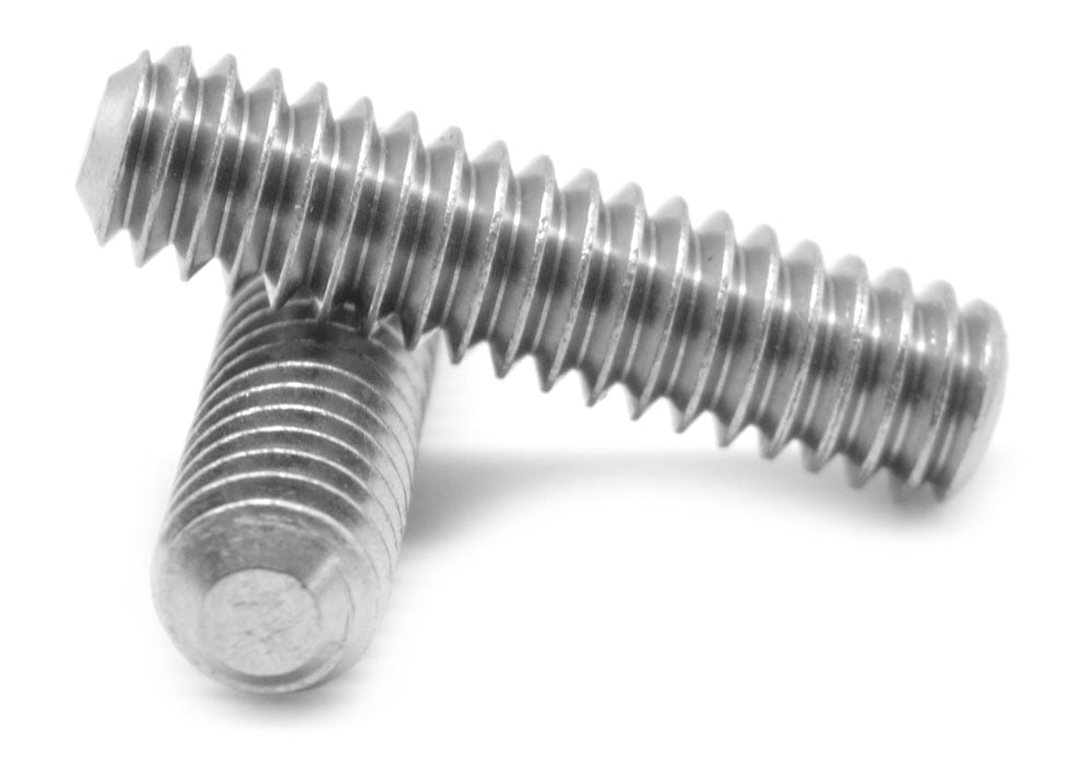 4-40 x 1/8 Length Cone Point 18-8 Stainless Steel Set Screws 100 Pieces