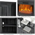 thumbnail image 5 of Emorefun TV Stand With 23" Electric Fireplace Entertainment Center for TVs Up to 67", 5 of 6