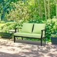 thumbnail image 3 of Aoodor 23" x 26" Patio Deep Seat Cushion Set, Water Resistant & Fade Resistant Outdoor Furniture Cushions with Adjustable Straps for Patio, Deck, Garden, 3 of 8
