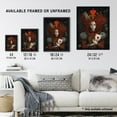 thumbnail image 4 of Alice In Wonderland Queen Of Hearts Whimsical Magical Adventure Painting Art Print Framed Poster Wall Decor 12x16 inch, 4 of 5
