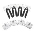 thumbnail image 2 of 4 Pcs Retainer Holder Alligator Clamps Sofa Sofa Connection Bracket Sofa Connector Bracket Sectional Couch Clamps, 2 of 2