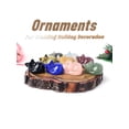 thumbnail image 4 of 1 pieza de piedra natural para dormir, figura curativa tallada con forma de gato, piedras preciosas de Reiki, artesanías, decoración del hogar, regalo para niños DIY, 4 of 5
