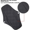 thumbnail image 3 of 7 in 1 Reusable Menstrual Pads, Bamboo Cloth Pads for Heavy Flow with Wet Bag, Large Washable Overnight Soft Cloth Sanitary Pads Panty Liners Period Pads, 3 of 8