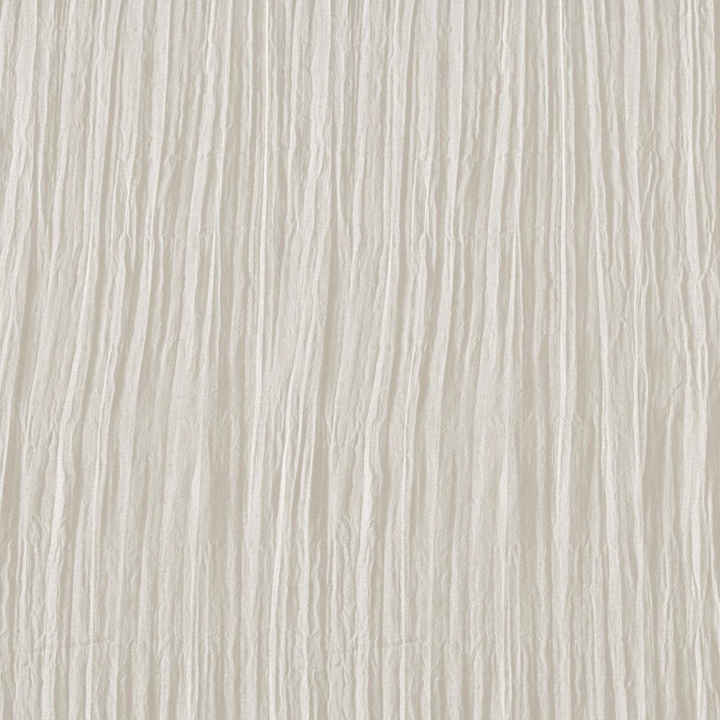 MAYEERTY 2 Pcs Solid Crushed Curtain Panel Pair