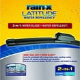 thumbnail image 5 of Rain-X 5079274-2 Latitude 2-In-1 Water Repellent Wiper Blades, 16 Inch Windshield Wipers (Pack Of 1), Automotive Replacement Windshield Wiper Blades With Patented Rain-X Water Repellency Formula, 5 of 5