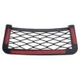 thumbnail image 2 of Elastic Mesh for Seat Back Pocket Lightweight Black Frame Nylon Net Space Saver Map Debri, 2 of 12