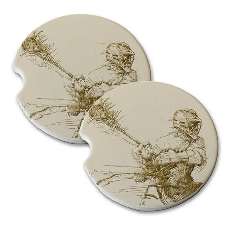 

KuzmarK Sandstone Car Drink Coaster (set of 2) - Lacrosse