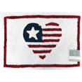 thumbnail image 5 of Serafina Home American Pride Tufted Rug, Red White Blue Small Throw Rug for Entry Way Kitchen Laundry Doorway Bedroom Bathroom  20" x 30" Inch (American Heart), 5 of 5