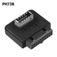 thumbnail image 4 of Adaptador enchufe conversión USB3.0 19/20p a Type-E Panel delantero Máx Velocidad transmisión 10 Gbps para la placa base computadora, 4 of 7