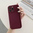 thumbnail image 4 of for iPhone 15 Pro Case, Soft Gel Rubber TPU for Women Men, Full Camera Protective Strengthen Shockproof Compatible with iPhone Case (Burgundy, iPhone 15 Pro), 4 of 14