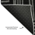 thumbnail image 7 of Dalyn Rugs Premium Machine Washable Mayfield AMF1045 Black 8' x 10' Rug, 7 of 7