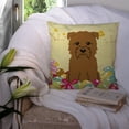 thumbnail image 3 of Easter Eggs Design Dog Art Fabric Decorative Pillow, 3 of 4